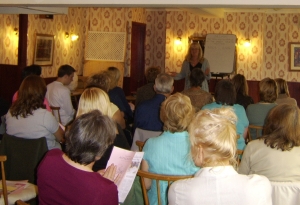 Alison addressing Seminar in 2006